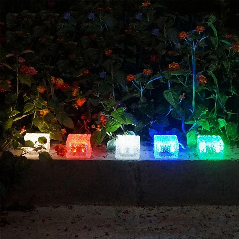 YIYU Đèn LED Hình Khối Đá Chống Thấm Nước Trang Trí Cầu Thang Sân Vườn