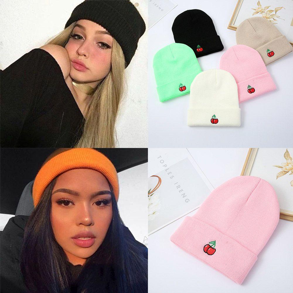 Mũ Beanie Dệt Kim 5 Màu Tùy Chọn Cho Nam / Nữ