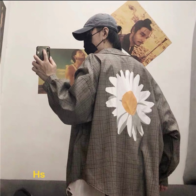 Sơ mi kẻ Hoa Cúc SM0002