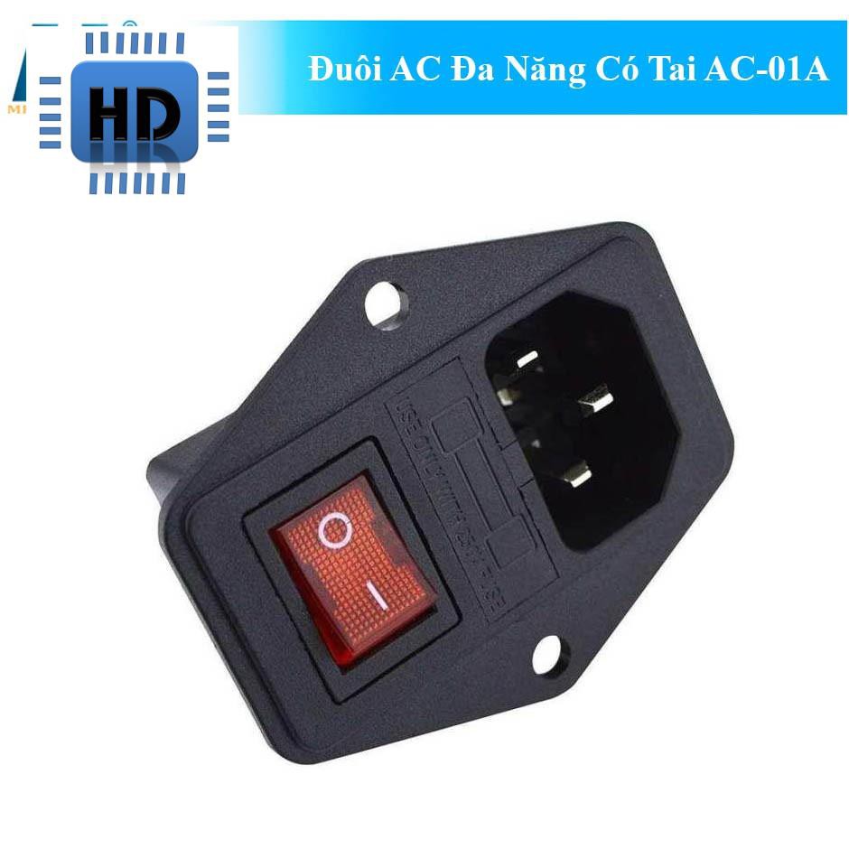 [HD] Chấu 3 Đuôi AC Đa Năng Có Tai AC-01A Zin