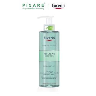 [Mã COSBAUH3 giảm 8% đơn 300K] Sữa rửa mặt dạng gel dành cho da nhờn mụn Eucerin Pro Acne Cleasing Gel 400ml 88982