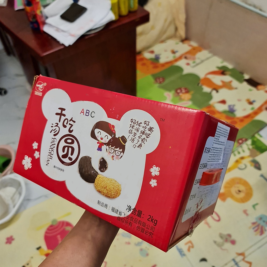 Bánh mochi đài loan mix 4 vị hai cô gái gói 500gr 1kg Đồ ăn vặt cô nương béo