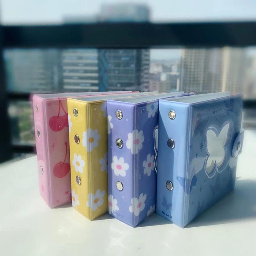 Album Ảnh 3 inch REBUY1 Họa Tiết Bướm Trái Tim Ba Lỗ