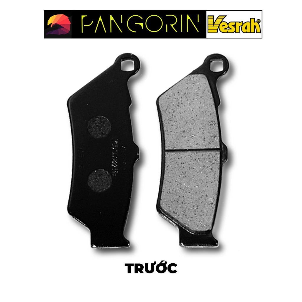 Vesrah - Bố thắng Má Phanh cho xe phân khối lớn mô tô Royal Enfield: Interceptor 650 bán kim loại Resin