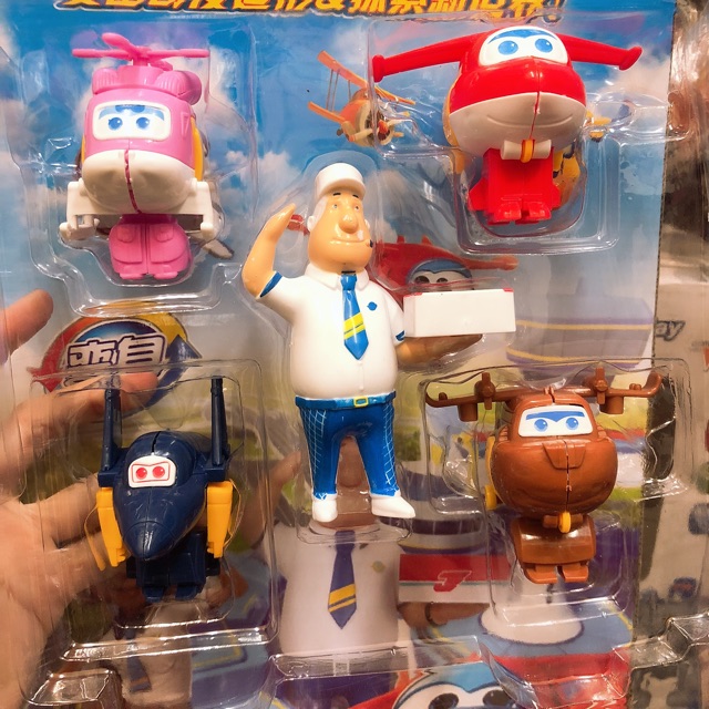Ảnh thật 💥💥 Set 10 Mô Hình Super Wings - Đội Bay Siêu Đẳng 💥💥 Size 6cm & Size 10cm💥💥