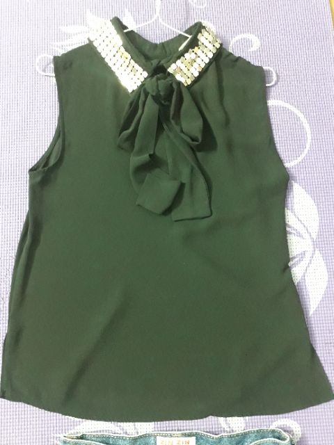 (THANH LÝ ảnh thật) áo somi calie house