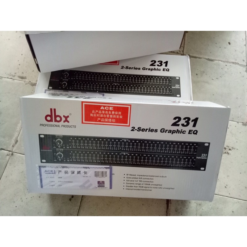 Lọc Xì EQualizer DBX 231 Lọc Âm Thanh Tuyệt Hay