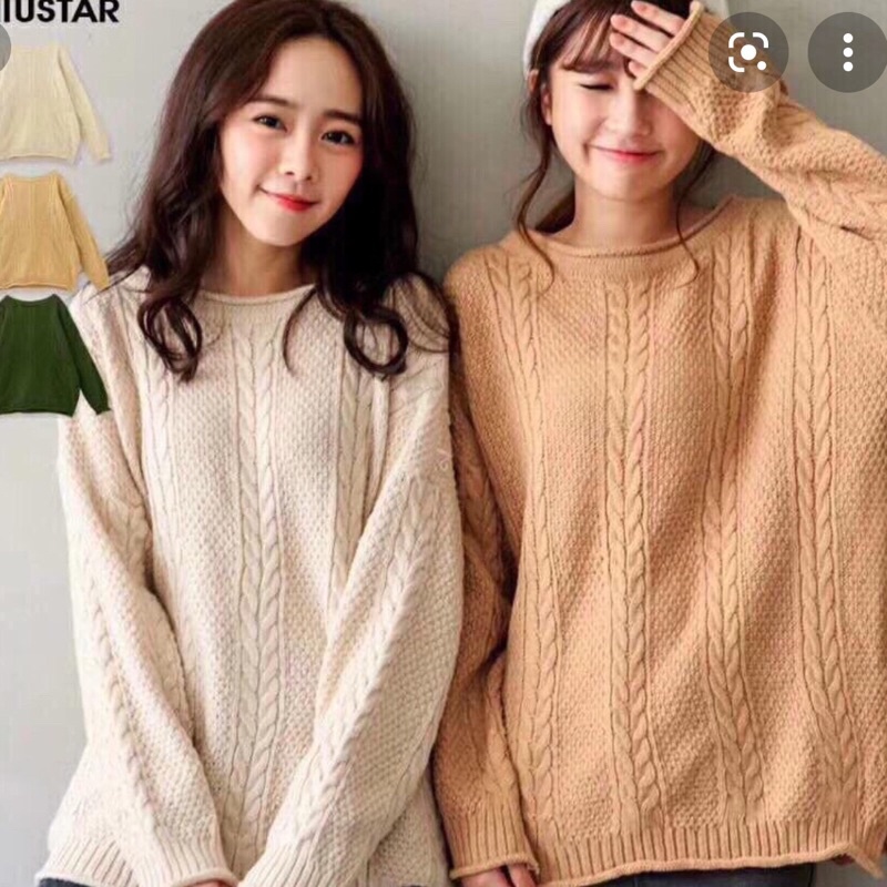 Áo len si tuyển kiểu dáng Hàn Quốc đẹp