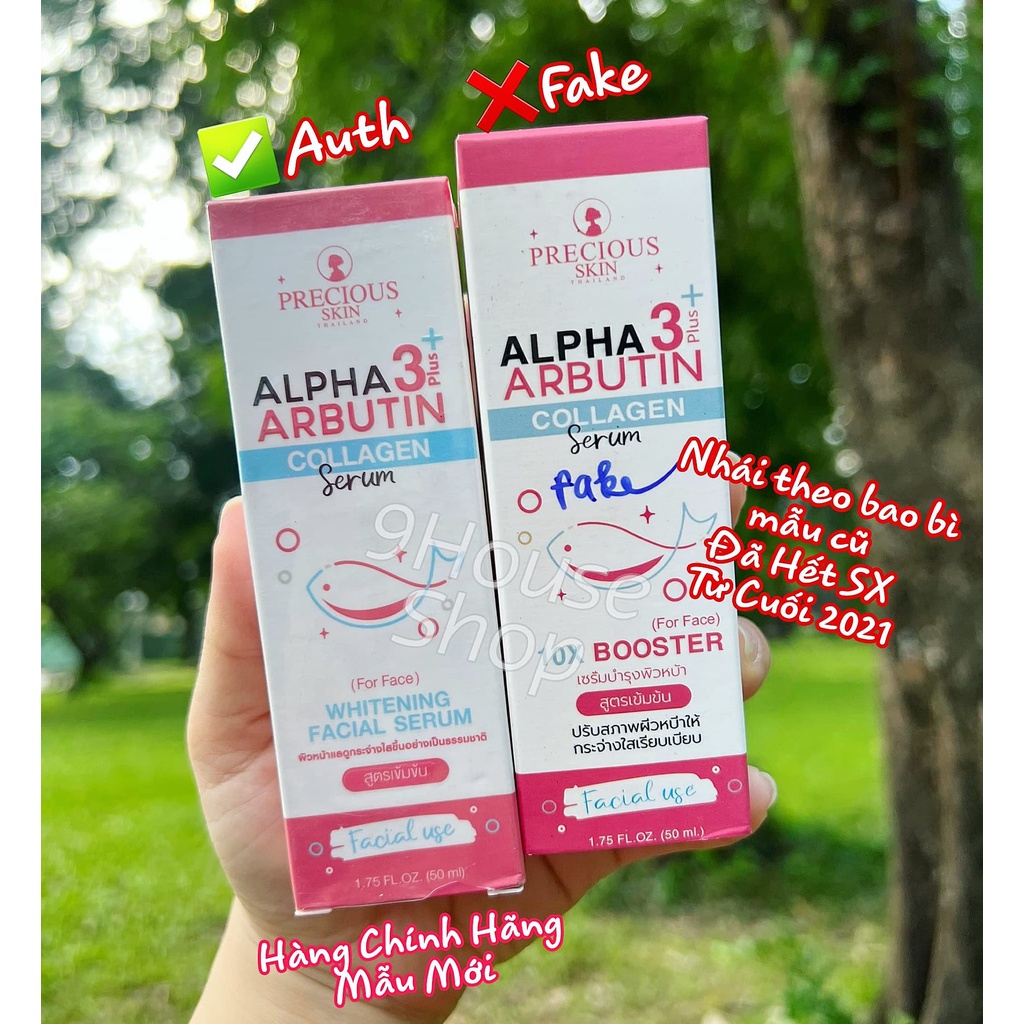 01 Serum Mặt ALPHA ARBUTIN SERUM 10X BOOSTER (Face) Thái Lan 50ml