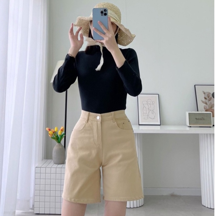 Quần short jean chất liệu vải cao cấp co giãn 4 chiều ADO JEANS có Bigsize XXL