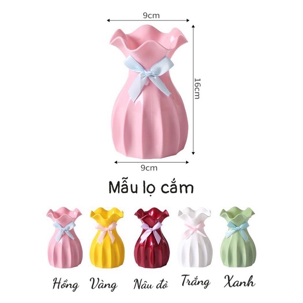 Set vật liệu tự làm lọ hoa nhựa 4 cánh, hoa hạnh phúc May Mắn trang trí nhà, lọ hoa quà tặng