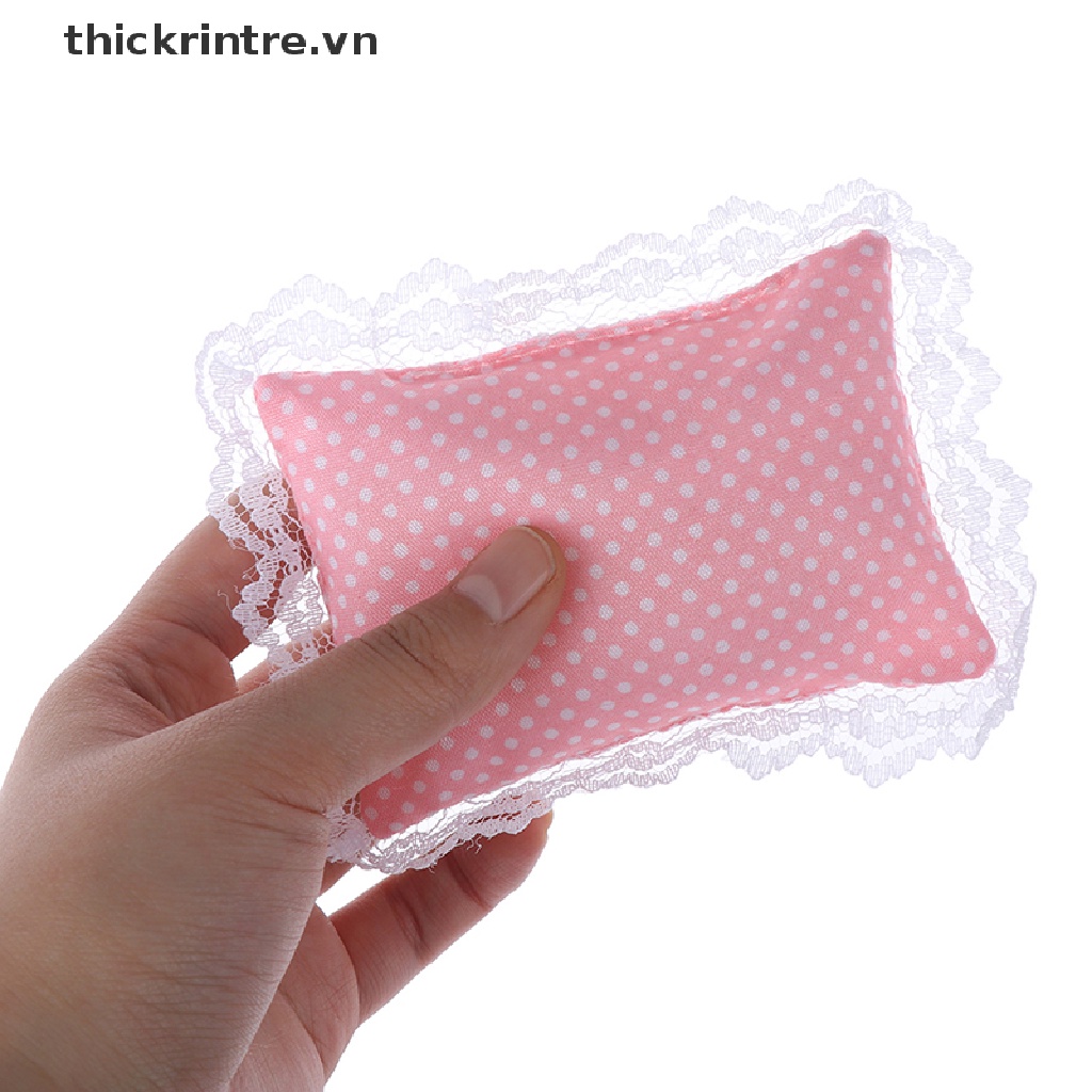 Nệm đơn kèm gối cho nhà búp bê 1/12