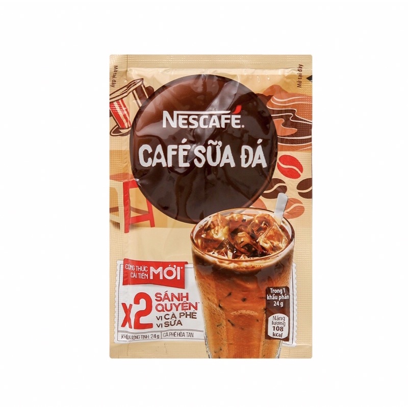 Cà phê NéCafe sữa đá 3 in 1 (25 gói x24g)