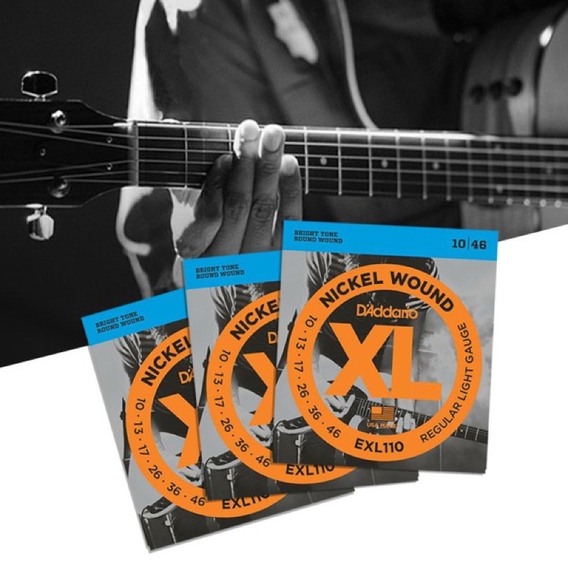 Dây Đàn Guitar Điện D'Addario chất lượng EXL110, EXL120, EXL130