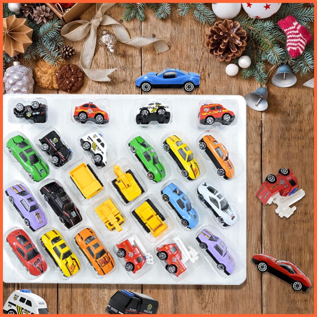 Lịch Đếm Ngược Mini Hình Xe Hơi Dễ Thương Cho Bé Trai