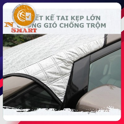 Tấm chắn nắng 3 Lớp Loại 1 Ford Ranger, Wildtrak  Cao Cấp Chắn Nắng Cản Nhiệt - Na No Smart Uy Tín Chất Lượng