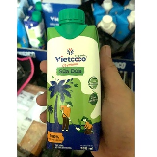 ( MUA 11 TẶNG 1) SỮA DỪA ĐÓNG HỘP VIETCOCO ORGANIC - 330ML