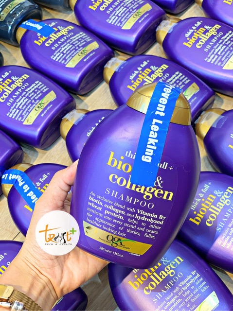 DẦU GỘI OGX BIOTIN & COLLAGEN 385ML