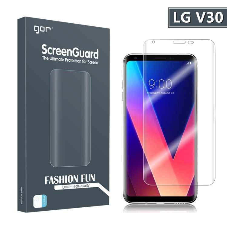 HN02 Dán cường lực dẻo 6H full viền GOR LG V30 (Chính hãng)