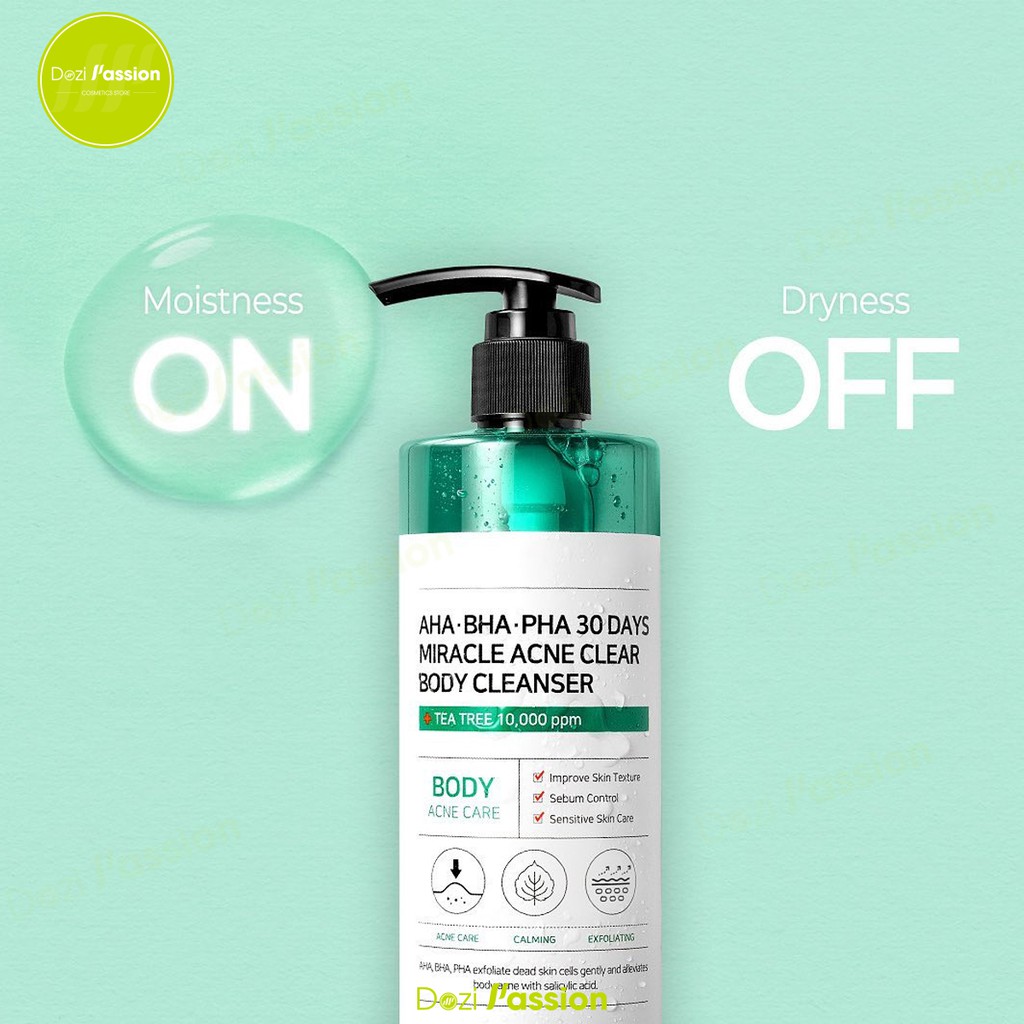 Sữa Tắm Giảm Mụn Some By Mi AHA - BHA - PHA 30 Days Miracle Acne Clear Body Cleanser 400g