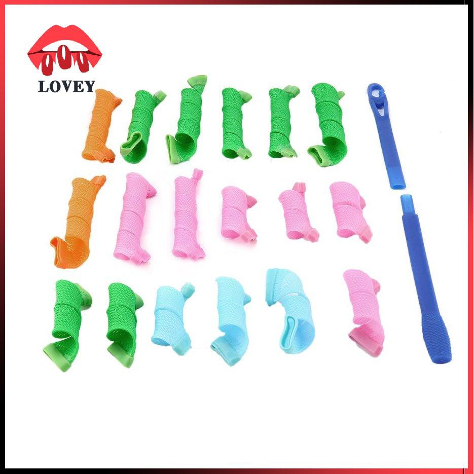 [Hàng mới về] Bộ 18 Dụng Cụ Uốn Tóc Thần Kì