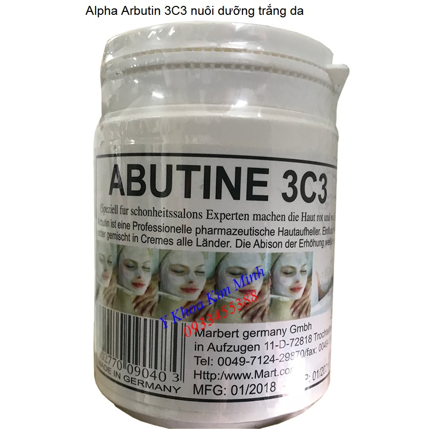 Kem dưỡng kích trắng Abutine 3C3 hàng chính hãng