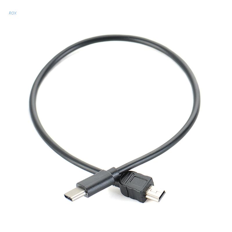 Dây cáp chuyển đổi loại C sang Mini USB Camera OTG 1.81inch màu đen