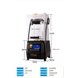 Máy xay công suất lớn KPS-KS10000B