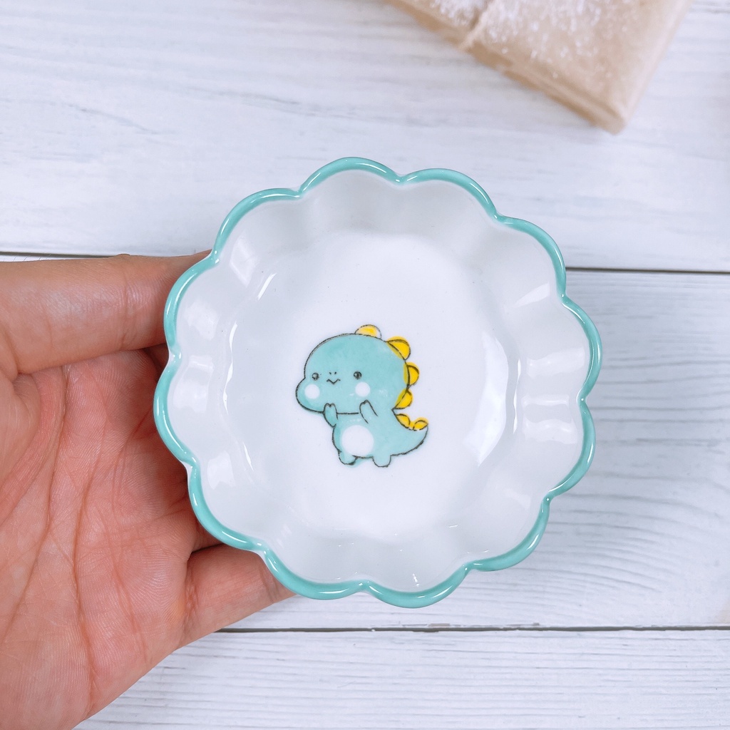 Bát gốm sứ ,bát ăn dặm mini Tròn Vuông nhiều mẫu hoạ tiết cao cấp xinh xắn Goodbabyvn
