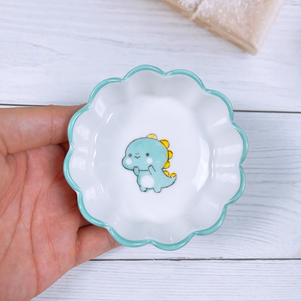 Bát gốm sứ ,bát ăn dặm mini Tròn Vuông nhiều mẫu hoạ tiết cao cấp xinh xắn Goodbabyvn