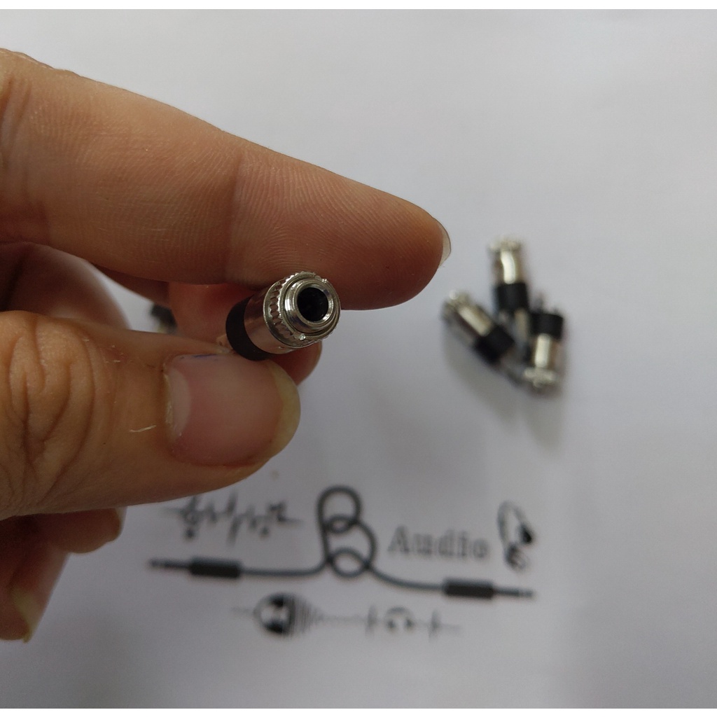 Jack cái 3.5mm mạ vàng, bạc chất lượng