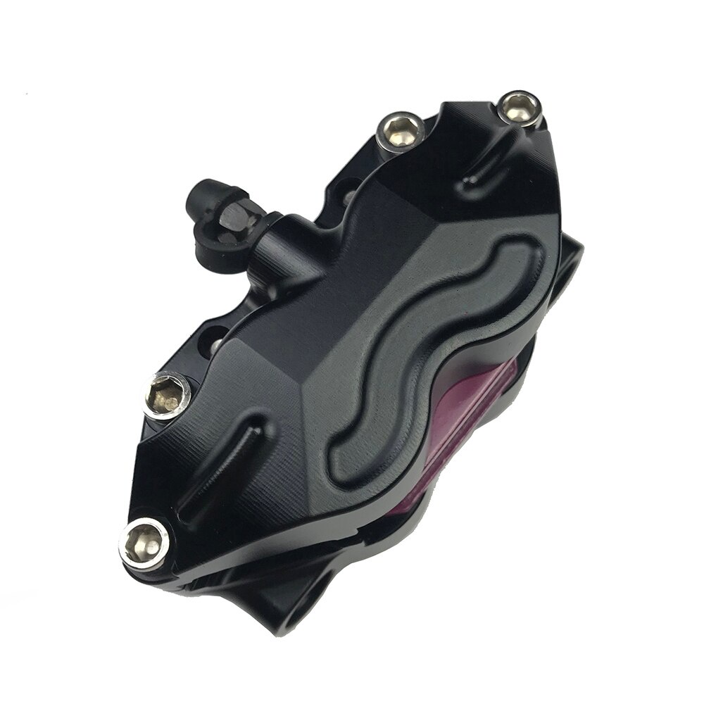 Phanh xe máy calibre 4 piston 220 200mm universal 82mm gắn xuyên tâm cho dirtbike pitbike dio pcx125 ltz400