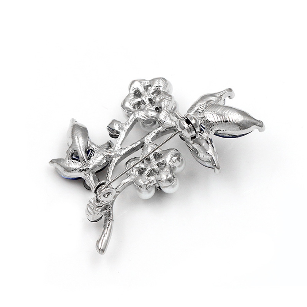 Ghim CàI ÁO HìNh CáNh Hoa ĐíNh Kim Cương Giả ThờI Trang Cho Nữ