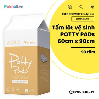 Tấm lót vệ sinh Potty Pads 60cm x 90cm - 50 tấm Singapore