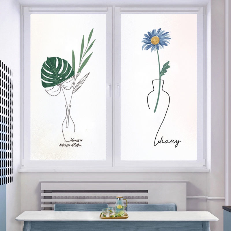 Miếng Dán Cửa Kính Mờ Tĩnh Điện Chống Nhìn Trộm Cho Phòng Tắm Phòng Ngủ
