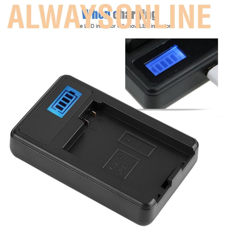 Bộ Sạc Pin Cho Máy Ảnh Canon Eos 550d 600d 650d 700d Lp-E8+Lcd