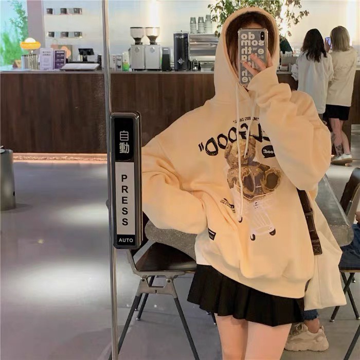 Áo khoác nỉ  Áo khoác hoodie  KNN50 nam nữ đẹp form rộng Unisex chất nỉ ngoại 2 lớp dày dặn - 1992 Clothing