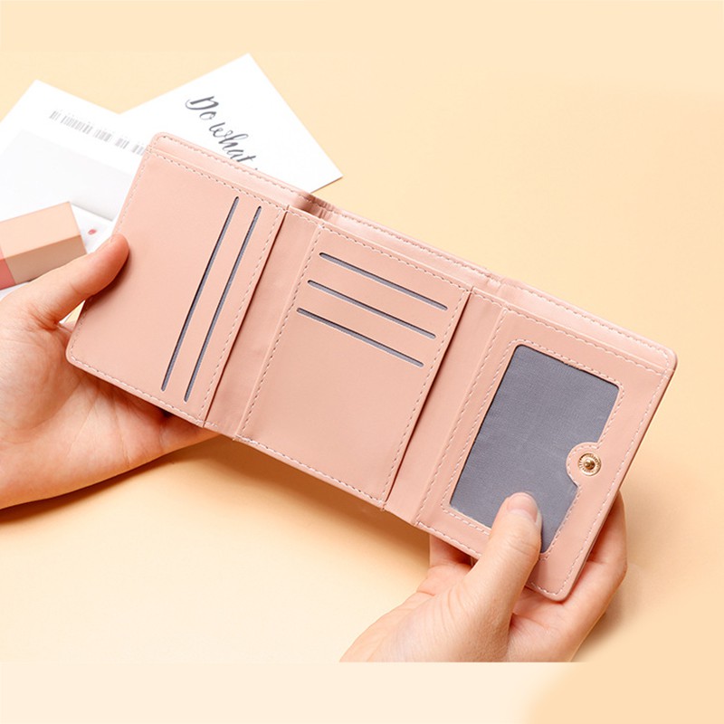 VÍ NỮ HỌA TIẾT CẦM TAY DÁNG MINI NHỎ GỌN THỜI TRANG HÀN QUỐC VN08 | BigBuy360 - bigbuy360.vn