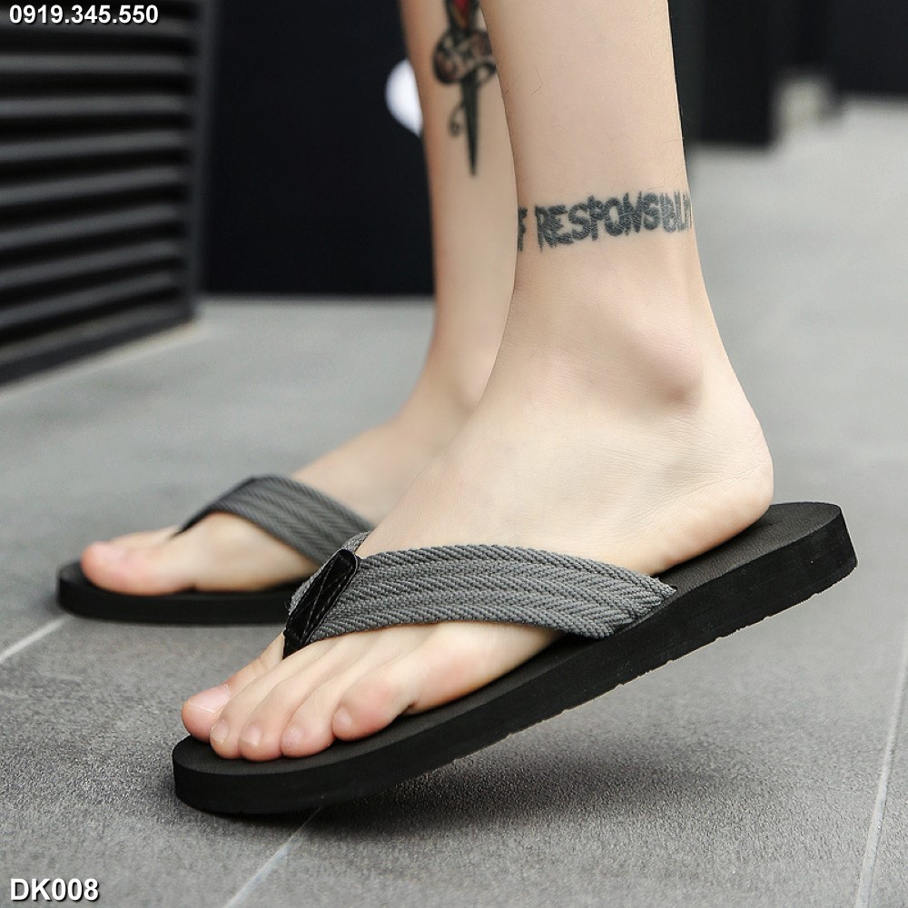 Dép tông-kẹp-xỏ ngón (flip-flops) nam big size cỡ lớn 44 45 46 47 48 cho chân to