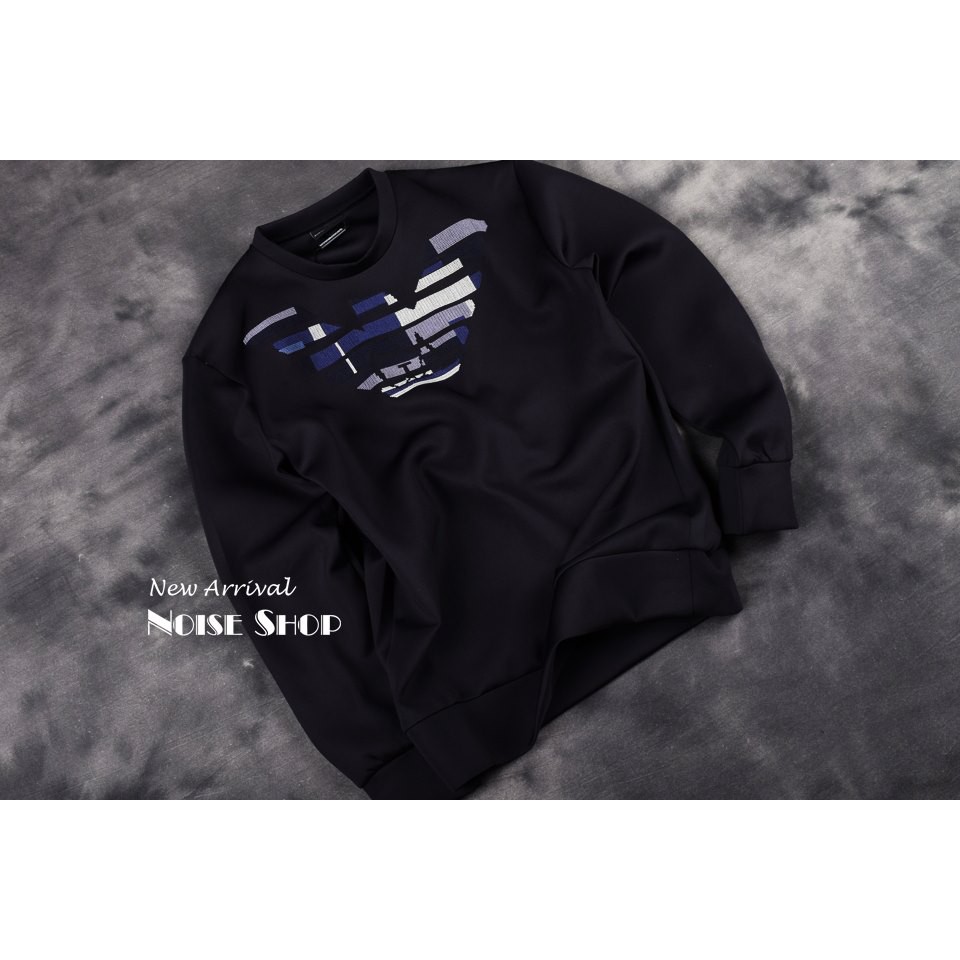 Áo Nỉ Xốp Logo Thêu