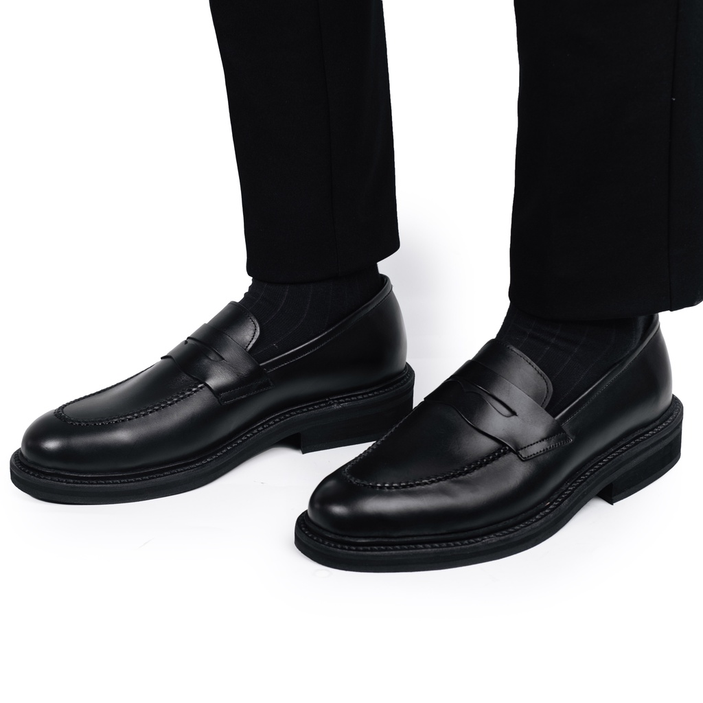 Giày Tây Cao Cấp NEWGEN LOAFER - LF01 - Da Bò Ý Lót Trong Da Bò Mộc - Thương hiệu Be Classy