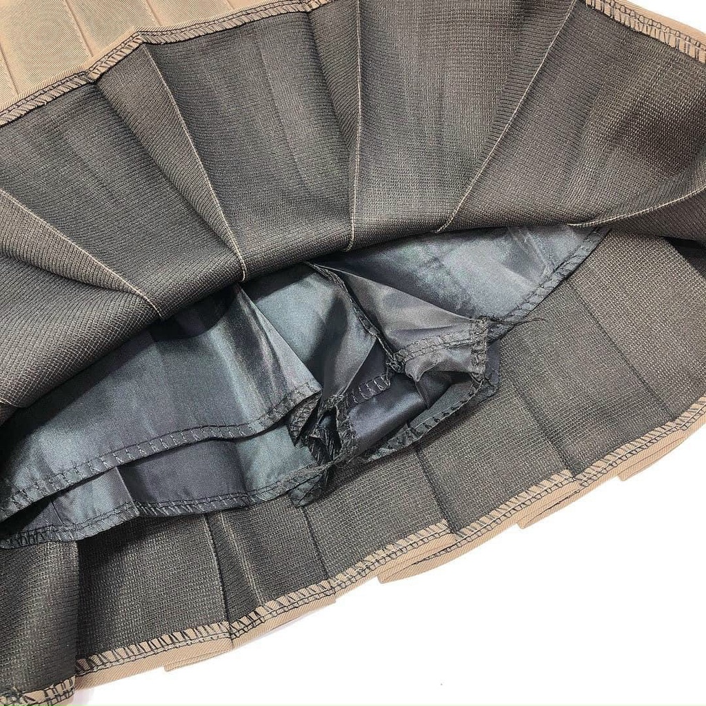 Chân váy tenis xếp ly có quần đùi lót trong dày dặn hai màu đen trắng ulzzang HOLA | BigBuy360 - bigbuy360.vn