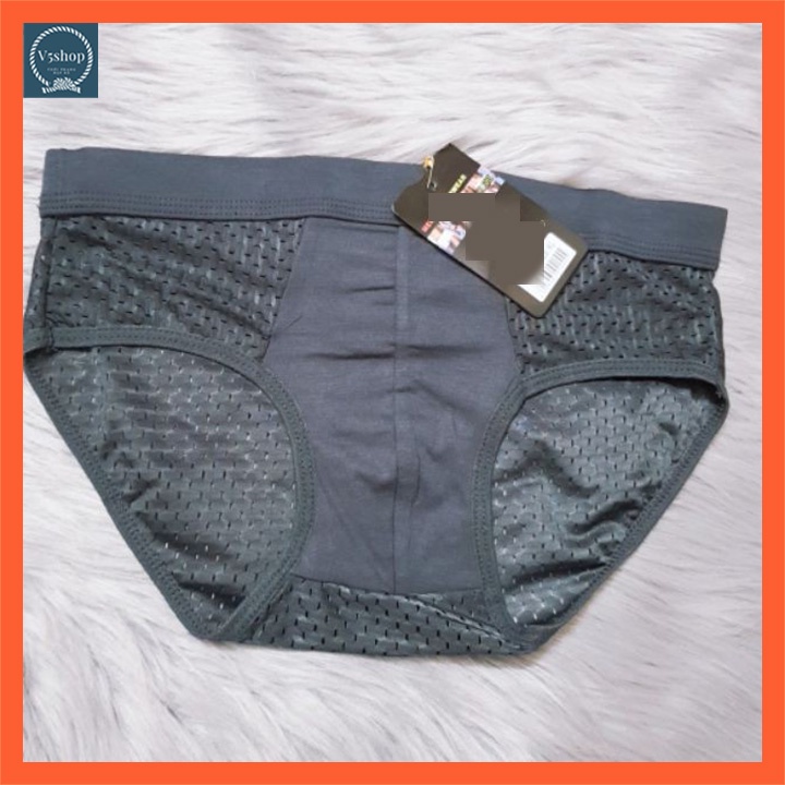 Quần sịp chéo cotton tam giác cao cấp thông hơi thoáng khí lưới to SC8