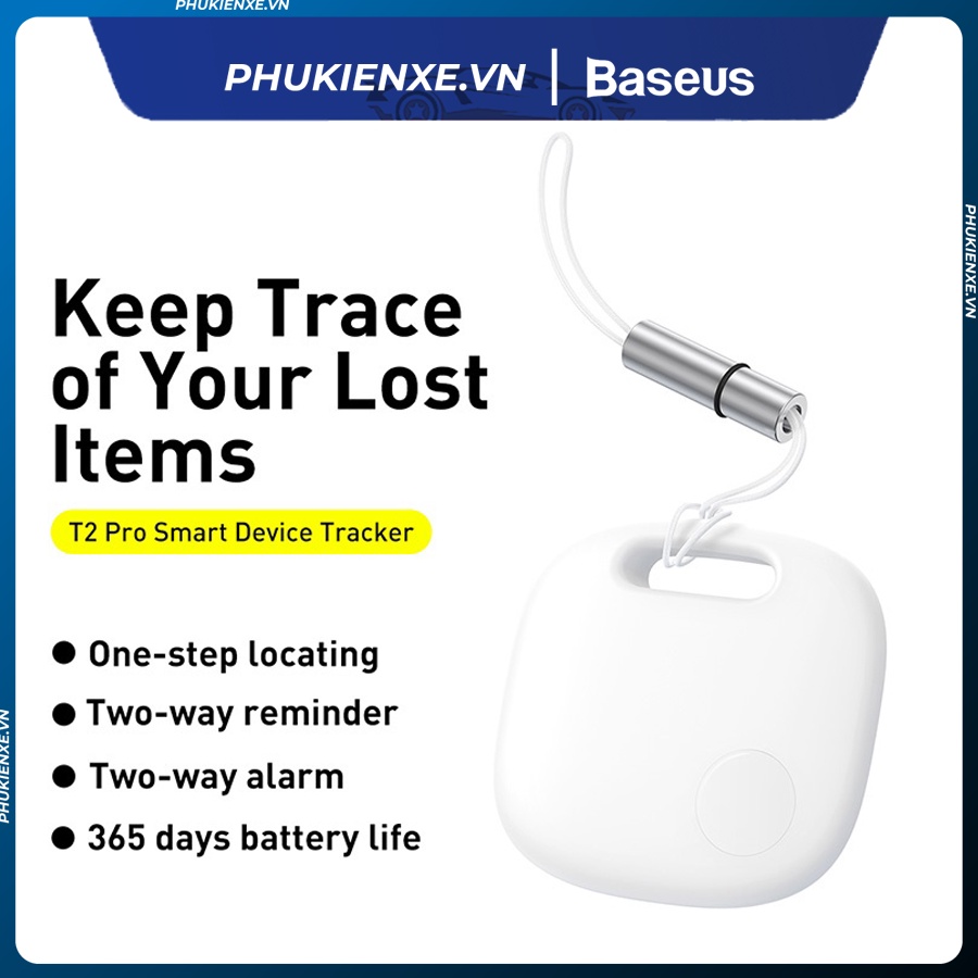 Thiết bị định vị Baseus T2 Pro/T2 Mini GPS theo dõi Bluetooth thông minh chống thất lạc trẻ em, thú cưng, đồ đạc cá nhân