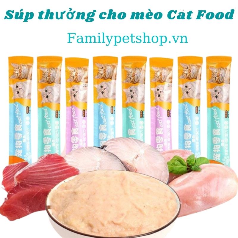Súp thưởng cho mèo hamster thú cưng CatFood thanh 15g-familypetshop.vn