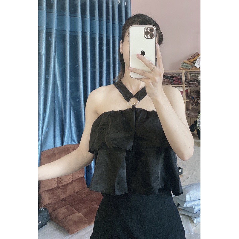áo cổ yếm siêu xinh