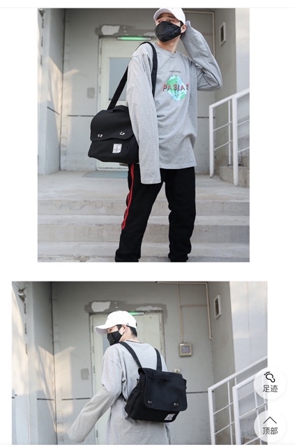 túi đeo chéo đi học vải bố siêu chất , đeo hai dáng ulzzang unisex | BigBuy360 - bigbuy360.vn