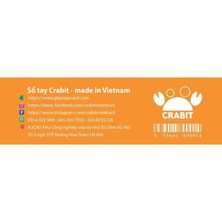 Sổ Crabit Notebuck Pattern Lover (Trơn)