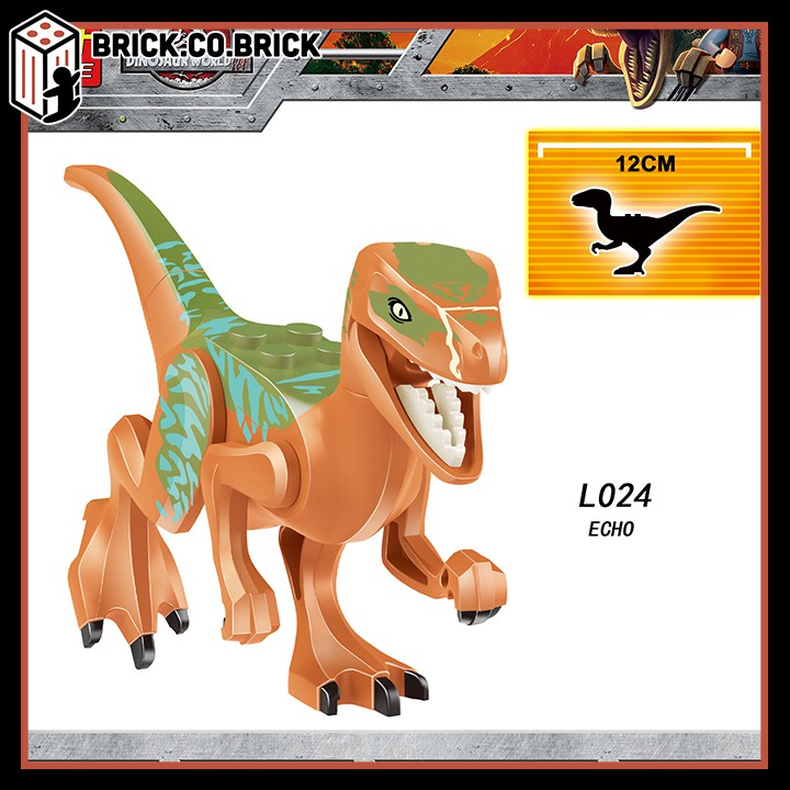 Đồ Chơi Lego Khủng Long Non Minifig Mô Hình Lắp Ráp Khủng Long Bạo Chúa Jurassic World L018 -L029