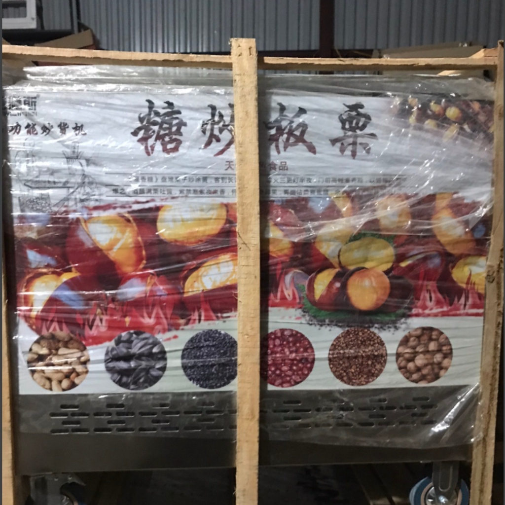 Máy rang hạt dẻ, máy rang hạt ngũ cốc, hạt điều ,các loại hạt nông sản từ 5-7kg - Bảo hành 12 tháng